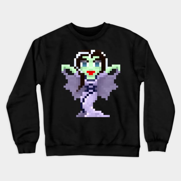16-Bits Lily Crewneck Sweatshirt by badpun